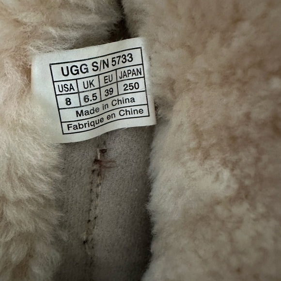 UGG Suburb Crochet Knit Slouch Suede Boots women’s size 8 - Picture 6 of 16